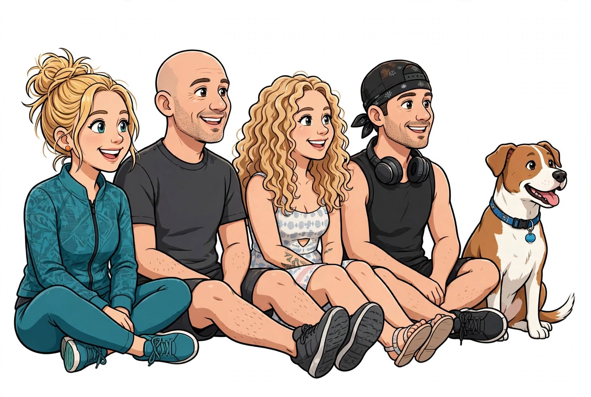 The crew